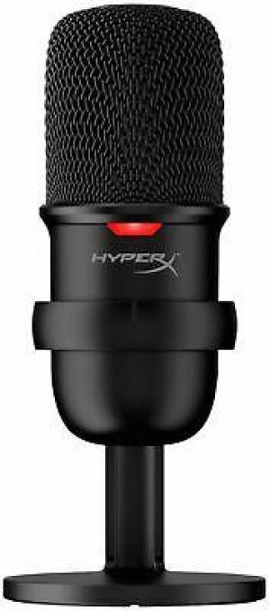 דברים שכל גיימר מתחיל צריך מיקרופונים גיימינג HyperX - Solocast - Wired Cardioid USB Condenser Gaming Microphone